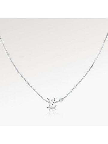 Louis Vuitton Silver White Gold Necklace Jewelry (view 2)