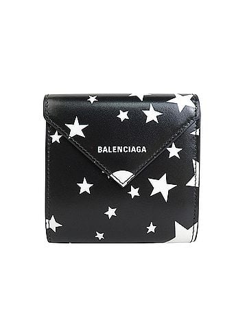 Balenciaga Papier Black Leather Wallet (view 1)