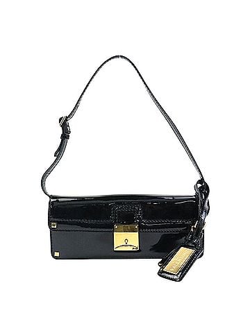 Valentino Garavani Black Patent Leather Shoulder Bag (view 1)