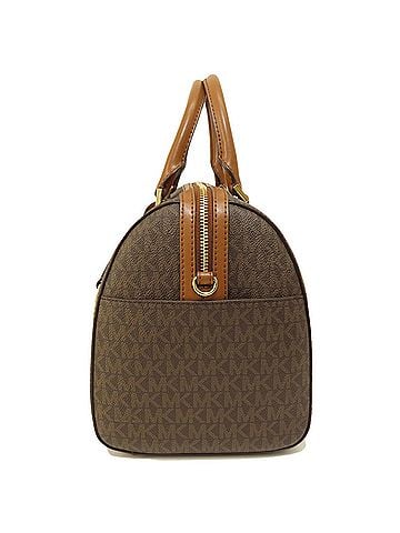 Michael Kors Signature Brown Canvas Travel Bag (view 2)