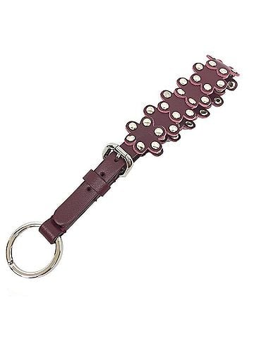 Valentino Garavani Burgundy Leather Bag Jewelry (view 1)