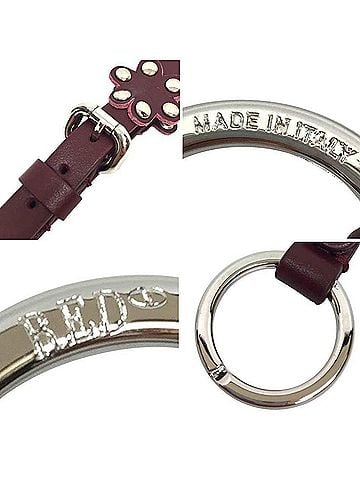 Valentino Garavani Burgundy Leather Bag Jewelry (view 2)