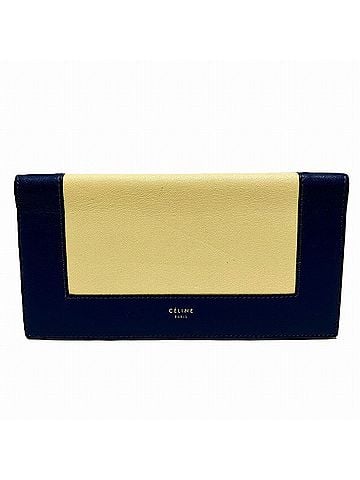 Céline Blue Leather Wallet (view 1)