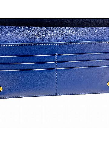 Céline Blue Leather Wallet (view 2)