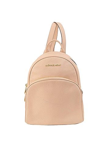 Michael Kors Pink Leather Backpack Bag (view 1)
