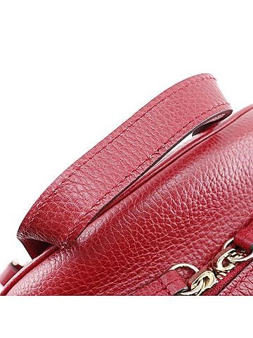 Gucci Soho Red Leather Backpack Bag (view 2)