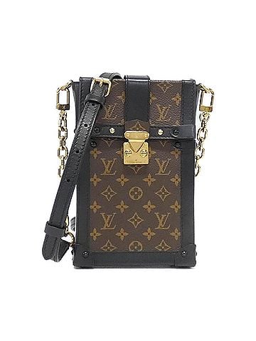 Louis Vuitton Trunk Brown Canvas Clutch Bag (view 1)