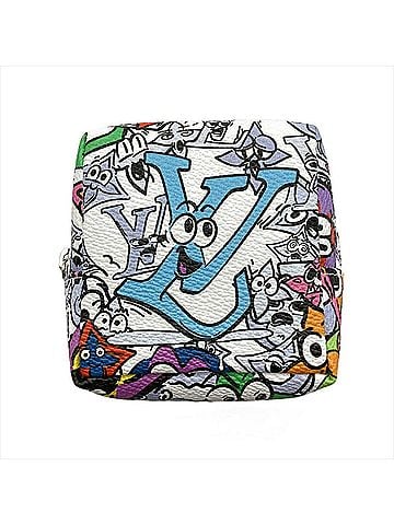 Louis Vuitton Pochette Clés Multicolour Canvas Clutch Bag (view 1)