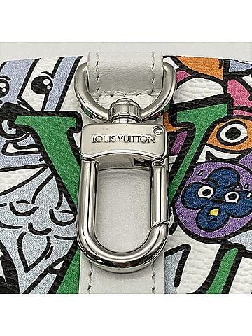 Louis Vuitton Pochette Clés Multicolour Canvas Clutch Bag (view 2)