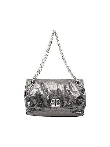 Balenciaga Grey Leather Shopper Bag (view 1)