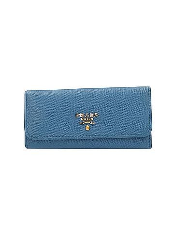 Prada Blue Leather Wallet (view 1)