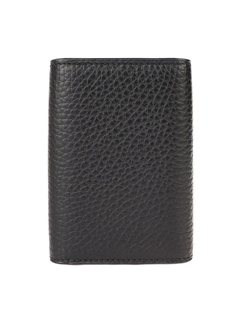 Dunhill 100% Leather Solid Black Black Leather Wallet One size - photo 1