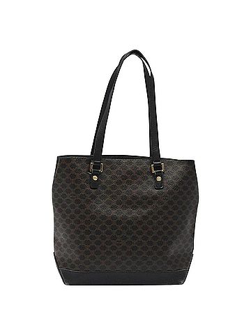 Céline Cabas Brown Canvas Tote Bag (view 1)