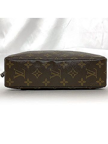 Louis Vuitton Trousse De Toilette Brown Canvas Clutch Bag (view 2)