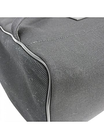 Saint Laurent Black Canvas Backpack Bag (view 2)