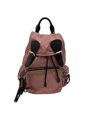Burberry Pink Synthetic Backpack Bag (view 1)