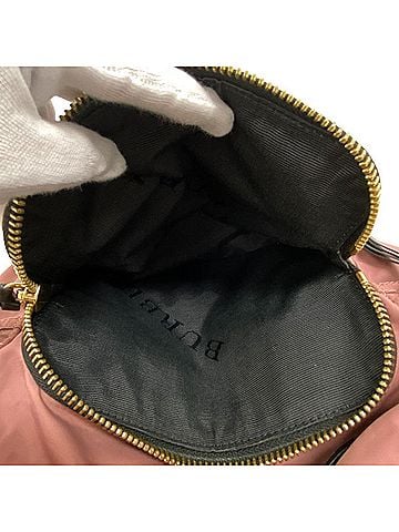 Burberry Pink Synthetic Backpack Bag (view 2)