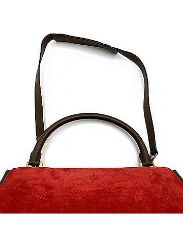 Céline Trapèze Brown Leather Tote Bag (view 2)