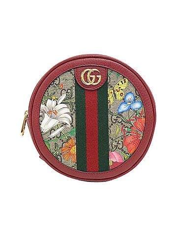 Gucci Ophidia Red Canvas Backpack Bag (view 1)