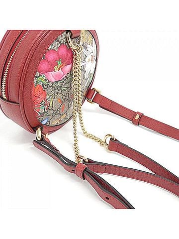 Gucci Ophidia Red Canvas Backpack Bag (view 2)