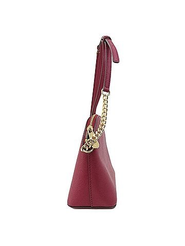 Michael Kors Emmy Burgundy Leather Shopper Bag (view 2)
