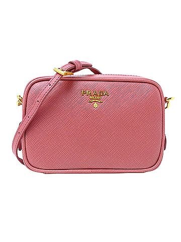Prada Saffiano Pink Leather Shopper Bag (view 1)