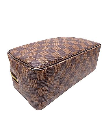 Louis Vuitton Trousse De Toilette 25 Brown Canvas Clutch Bag (view 2)
