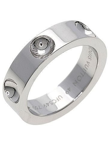 Louis Vuitton Empreinte Silver White Gold Ring Jewelry (view 2)