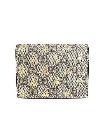 Gucci Portefeuille Animalier Brown Canvas Wallet (view 1)