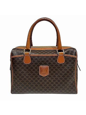 Céline Macadam Brown Canvas Handbag (view 1)