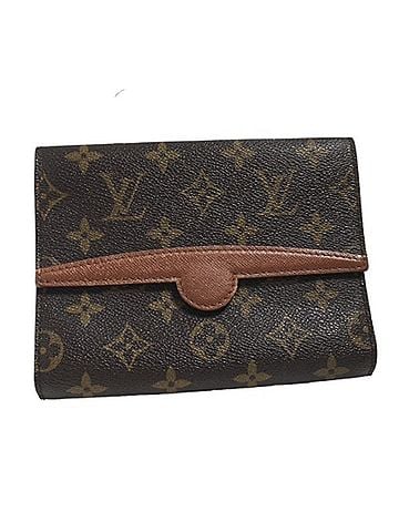 Louis Vuitton Arche Brown Canvas Clutch Bag (view 1)