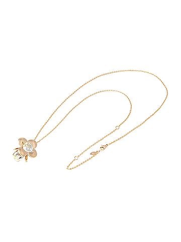 Louis Vuitton Vivienne Gold Yellow Gold Necklace Jewelry (view 1)