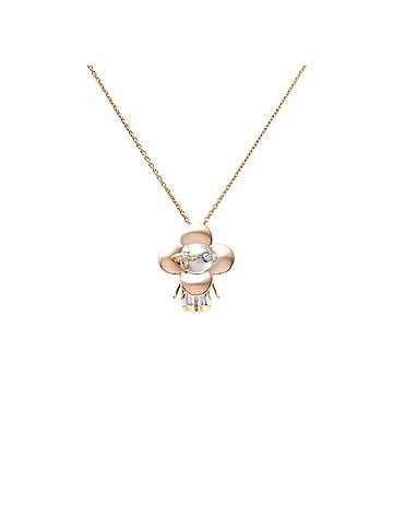 Louis Vuitton Vivienne Gold Yellow Gold Necklace Jewelry (view 2)