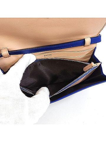 Bally Blue Leather Wallet (view 2)