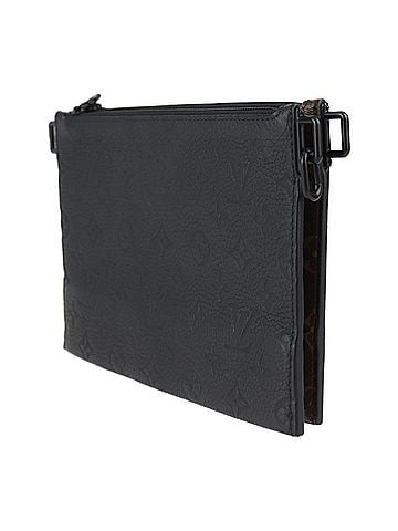 Louis Vuitton Trio Pouch Brown Canvas Clutch Bag (view 2)