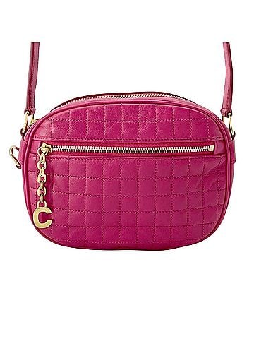 Céline Pink Leather Shopper Bag (view 1)
