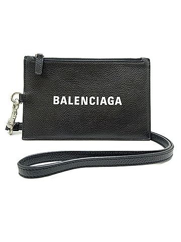Balenciaga Cash Black Leather Wallet (view 1)
