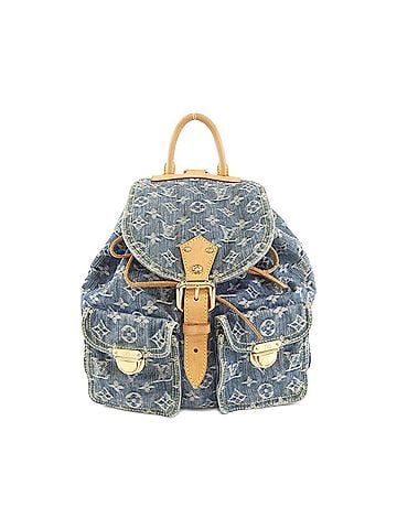 Louis Vuitton Sac A Dos Blue Denim - Jeans Backpack Bag (view 1)