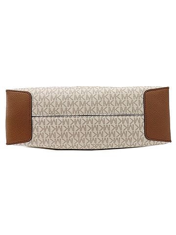 Michael Kors Mirella White Canvas Tote Bag (view 2)