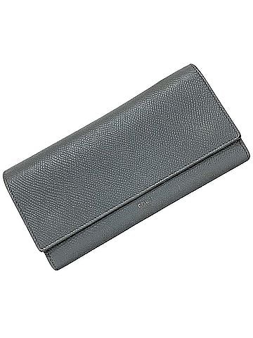 Céline Portefeuille Veau Grey Leather Wallet (view 1)