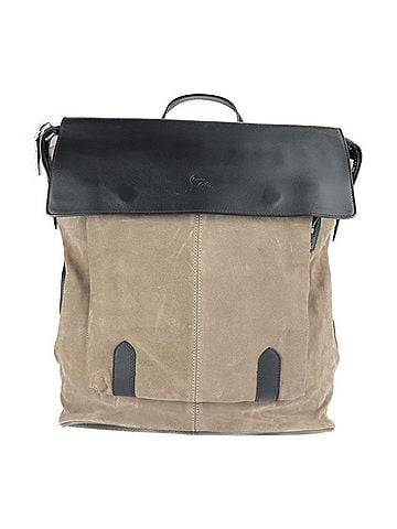 Christian Louboutin Beige Suede Backpack Bag (view 1)