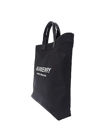 Burberry Artie Black Canvas Tote Bag (view 2)