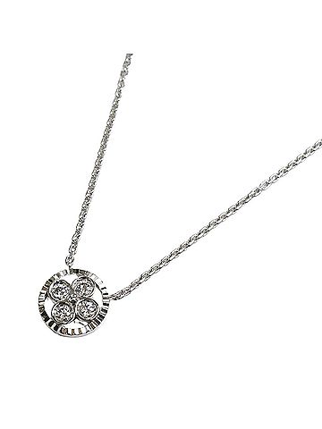 Louis Vuitton Sun Blossom Silver White Gold Necklace Jewelry (view 2)