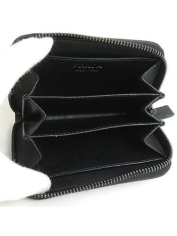 Prada Saffiano Black Leather Wallet (view 2)