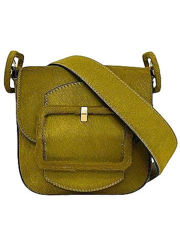 Tory Burch Green Leather Shoulder Bag (view 1)