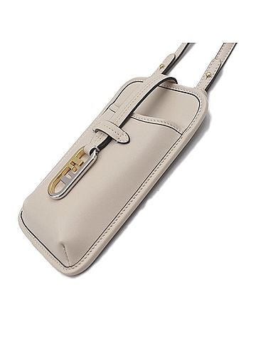 Fendi O'lock Beige Leather Clutch Bag (view 2)