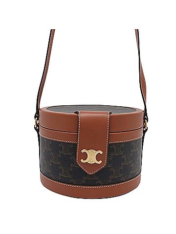 Céline Brown Leather Shopper Bag (view 1)