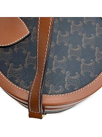 Céline Brown Leather Shopper Bag (view 2)