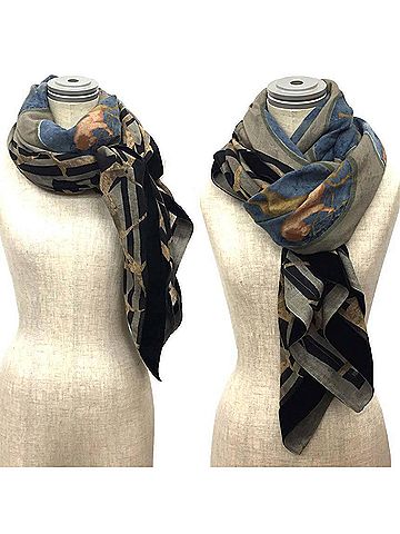 Fendi Black Wool Scarf (view 2)