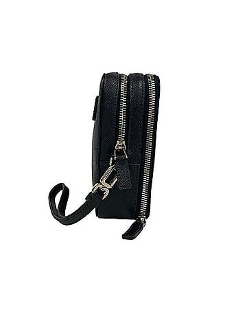 Prada Black Leather Clutch Bag (view 2)